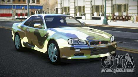 Nissan Skyline R34 Jashra S11 for GTA 4