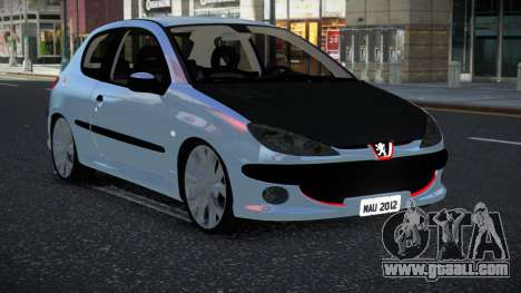 Peugeot 206 Zevhari for GTA 4