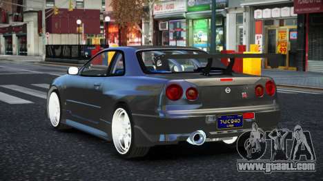 Nissan Skyline R34 Quqetihi for GTA 4