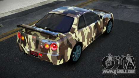 Nissan Skyline R34 Jashra S7 for GTA 4