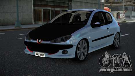 Peugeot 206 Zevhari for GTA 4