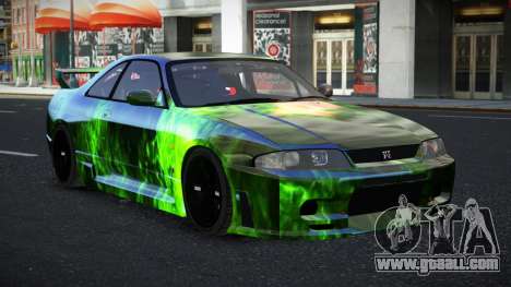 Nissan Skyline R33 GT-R Baslly S14 for GTA 4