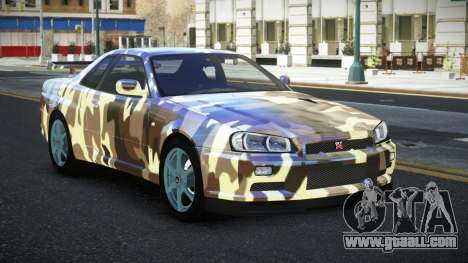 Nissan Skyline R34 Jashra S7 for GTA 4