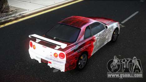 Nissan Skyline R34 Olasin S10 for GTA 4