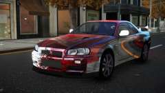 Nissan Skyline R34 Olasin S10 for GTA 4