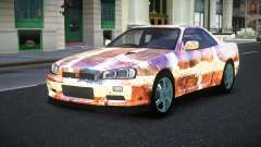 Nissan Skyline R34 Jashra S6 for GTA 4