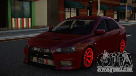Mitsubishi Lancer Evolution X Xofiweyor for GTA 4