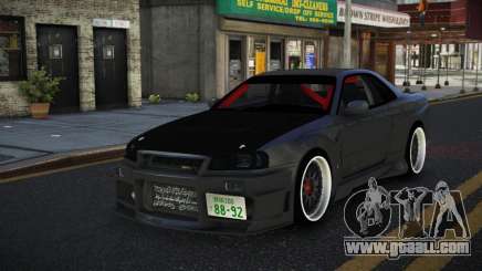Nissan Skyline R33 Rozu for GTA 4