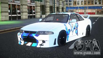 Nissan Skyline R33 GT-R Baslly S2 for GTA 4