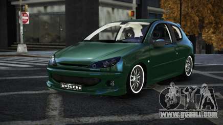 Peugeot 206 Wobaneni for GTA 4
