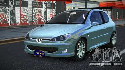 Peugeot 206 Cuxen for GTA 4