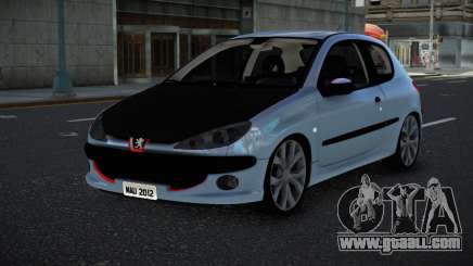 Peugeot 206 Zevhari for GTA 4