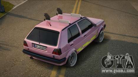 Volkswagen Golf Mk2 (Camber Style) for GTA San Andreas