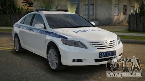 2007 Toyota Camry LE Traffic Police for GTA San Andreas