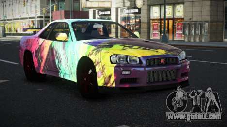 Nissan Skyline R34 Vinor S7 for GTA 4