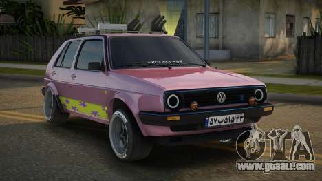 Volkswagen Golf Mk2 (Camber Style) for GTA San Andreas