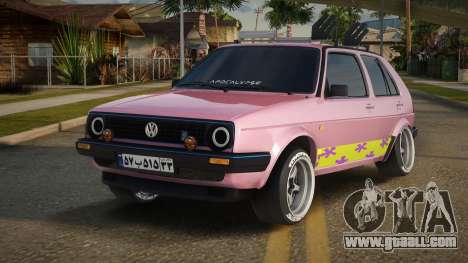 Volkswagen Golf Mk2 (Camber Style) for GTA San Andreas