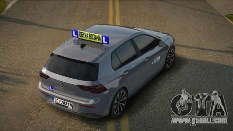 Volkswagen Golf VIII Auto Skola for GTA San Andreas