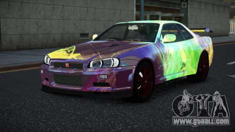 Nissan Skyline R34 Vinor S7 for GTA 4