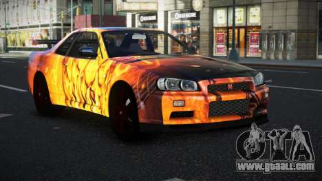 Nissan Skyline R34 Vinor S14 for GTA 4