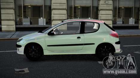 Peugeot 206 Lahvifelo for GTA 4