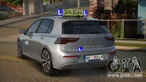 Volkswagen Golf VIII Auto Skola for GTA San Andreas