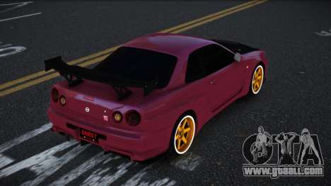 Nissan Skyline R34 Lepob for GTA 4
