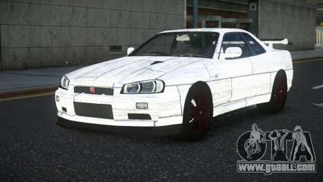 Nissan Skyline R34 Vinor S1 for GTA 4