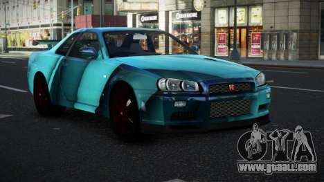 Nissan Skyline R34 Vinor S3 for GTA 4