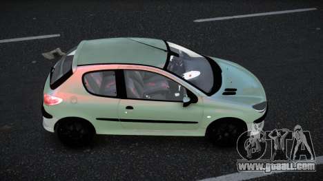 Peugeot 206 Lahvifelo for GTA 4