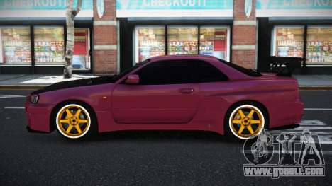 Nissan Skyline R34 Lepob for GTA 4
