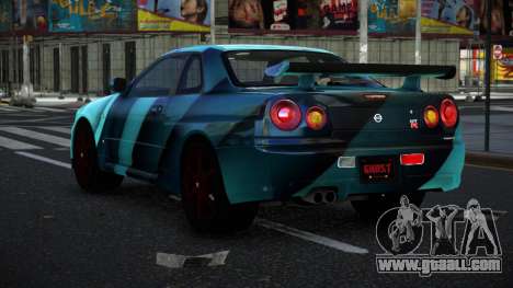 Nissan Skyline R34 Vinor S3 for GTA 4