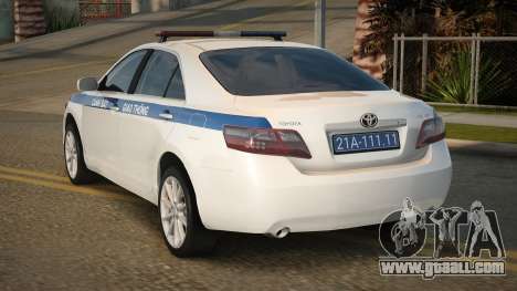 2007 Toyota Camry LE Traffic Police for GTA San Andreas
