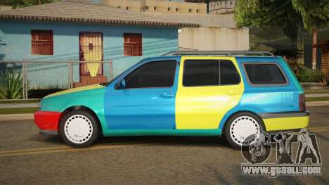 1998 Volkswagen Golf Mk3 Variant Harlequin for GTA San Andreas