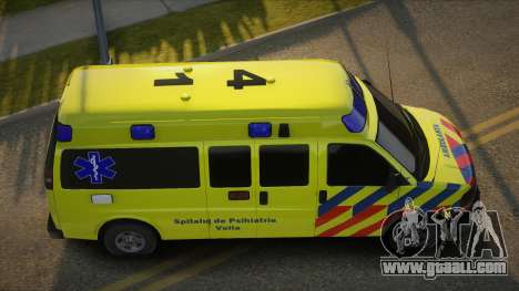 GMC Savana - Mental Health Ambulance for GTA San Andreas