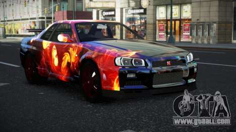 Nissan Skyline R34 Vinor S9 for GTA 4