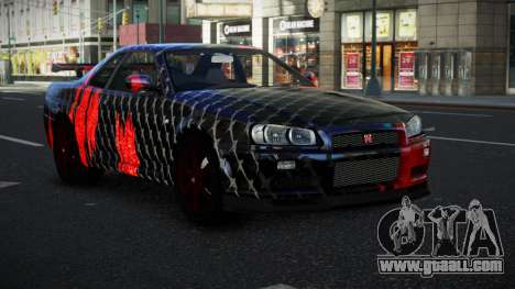 Nissan Skyline R34 Vinor S12 for GTA 4