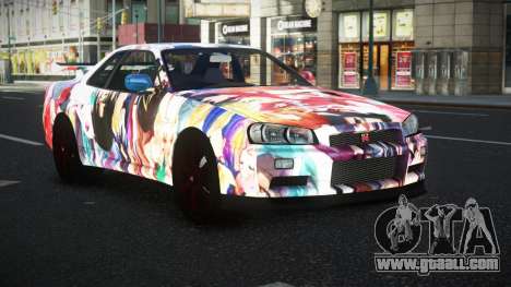 Nissan Skyline R34 Vinor S2 for GTA 4