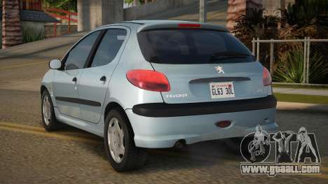 Peugeot 206 AT 4 Door (type6) for GTA San Andreas