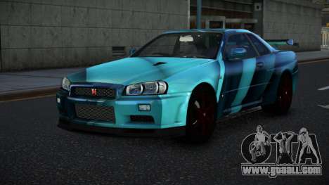 Nissan Skyline R34 Vinor S3 for GTA 4