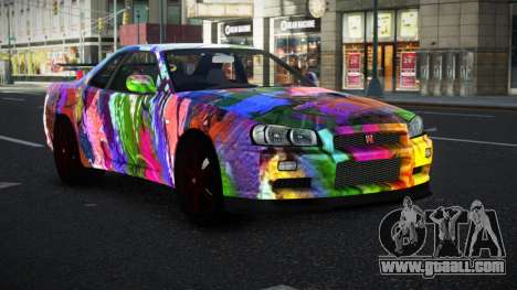 Nissan Skyline R34 Vinor S4 for GTA 4