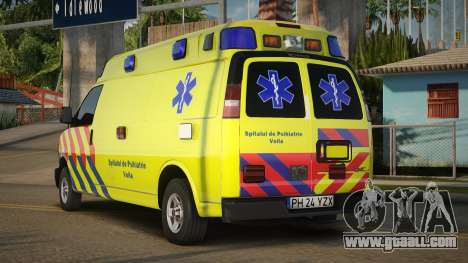 GMC Savana - Mental Health Ambulance for GTA San Andreas