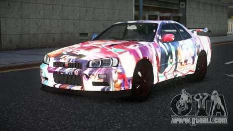 Nissan Skyline R34 Vinor S2 for GTA 4