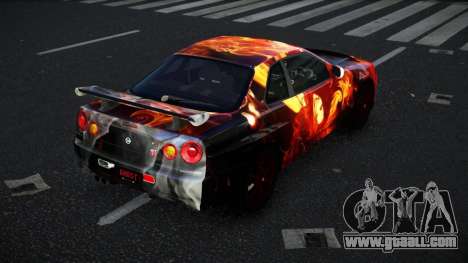 Nissan Skyline R34 Vinor S9 for GTA 4