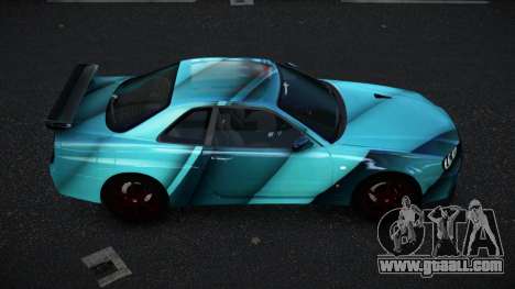 Nissan Skyline R34 Vinor S3 for GTA 4