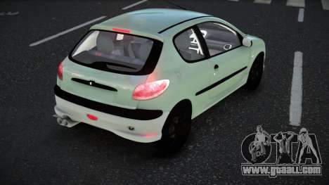 Peugeot 206 Lahvifelo for GTA 4