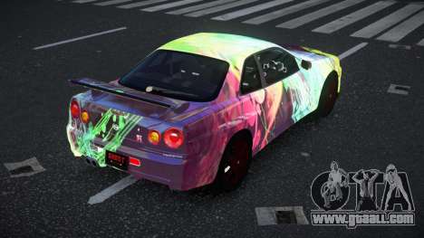 Nissan Skyline R34 Vinor S7 for GTA 4
