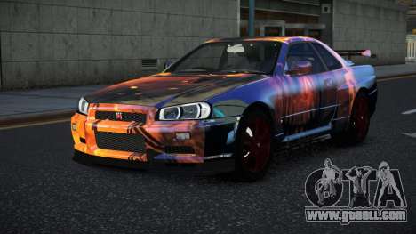 Nissan Skyline R34 Vinor S14 for GTA 4