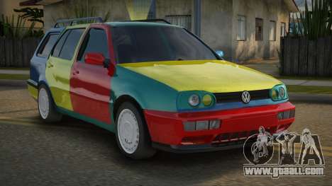 1998 Volkswagen Golf Mk3 Variant Harlequin for GTA San Andreas