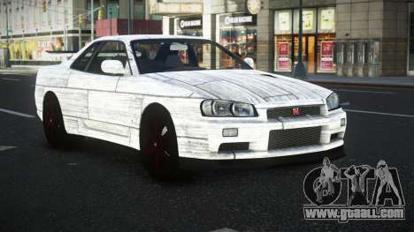 Nissan Skyline R34 Vinor S1 for GTA 4